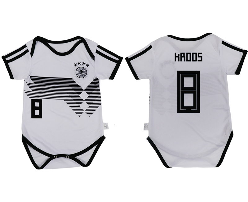 2018 FIFA WORLD CUP GERMANY BABY #8 KROOS WHITE